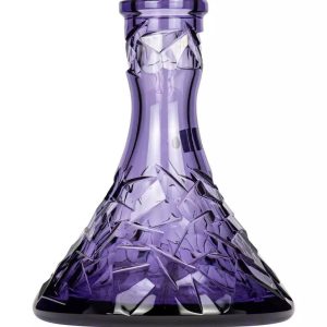 Caesar Crystal Large Cone Purple ваза за наргиле