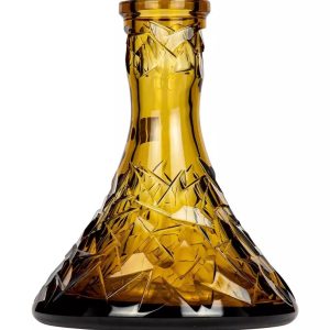 Caesar Crystal Large Cone Yellow ваза за наргиле