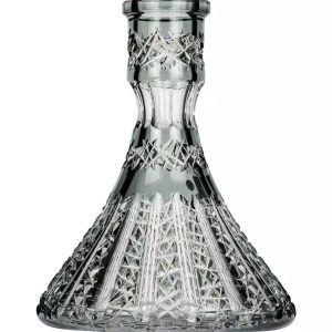 Caesar Crystal Large Cone Grey ваза за наргиле