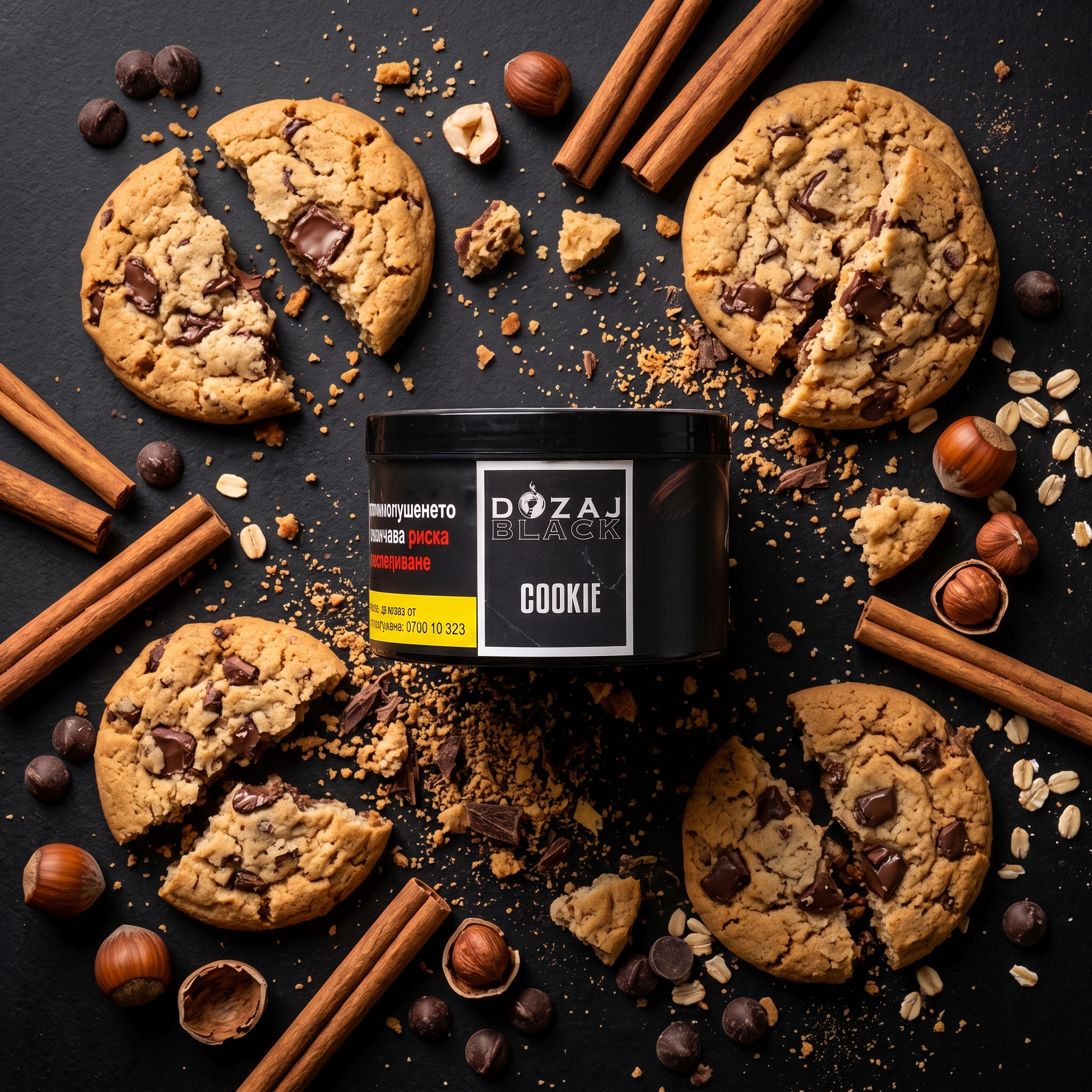 DOZAJBlack Cookie – 25 гр – Тютюн за Наргиле